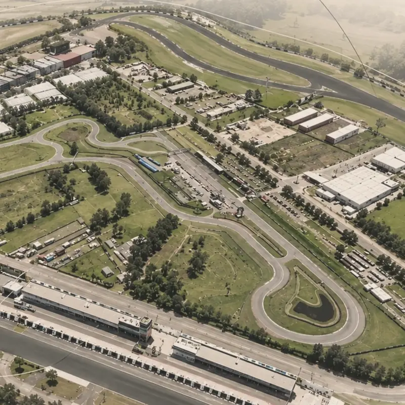 Vista aérea del Autódromo de Tocancipá